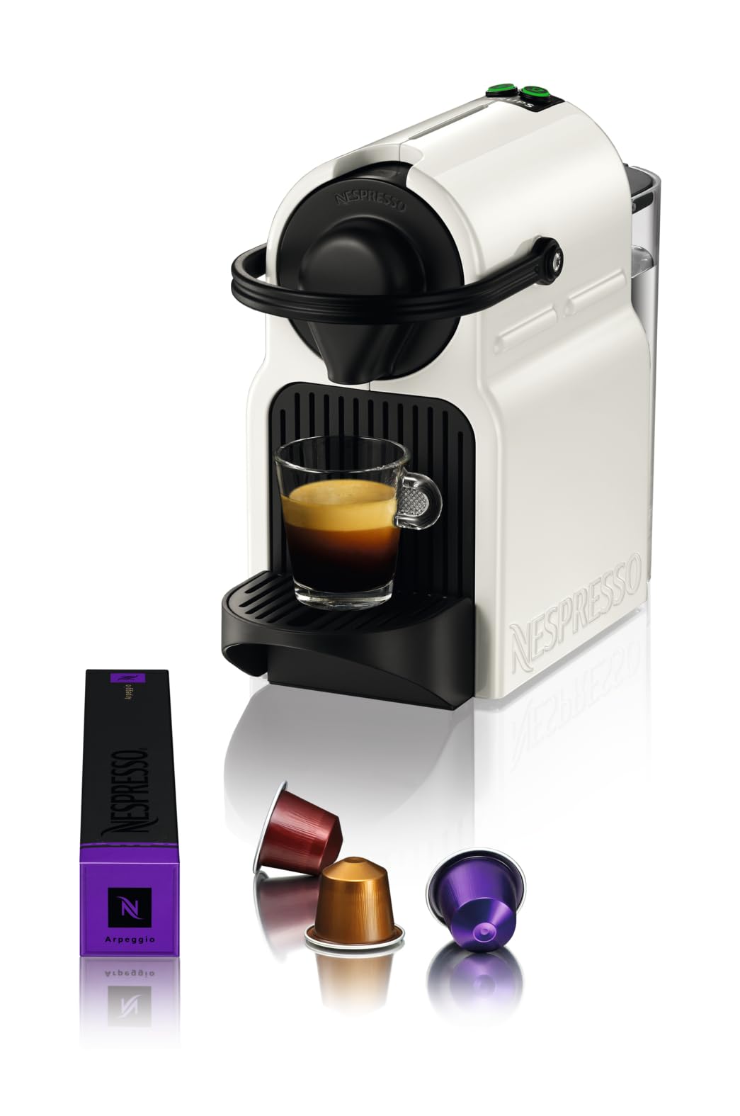 Cafeno Inissia Blanche – Machine Espresso à Capsules Compacte