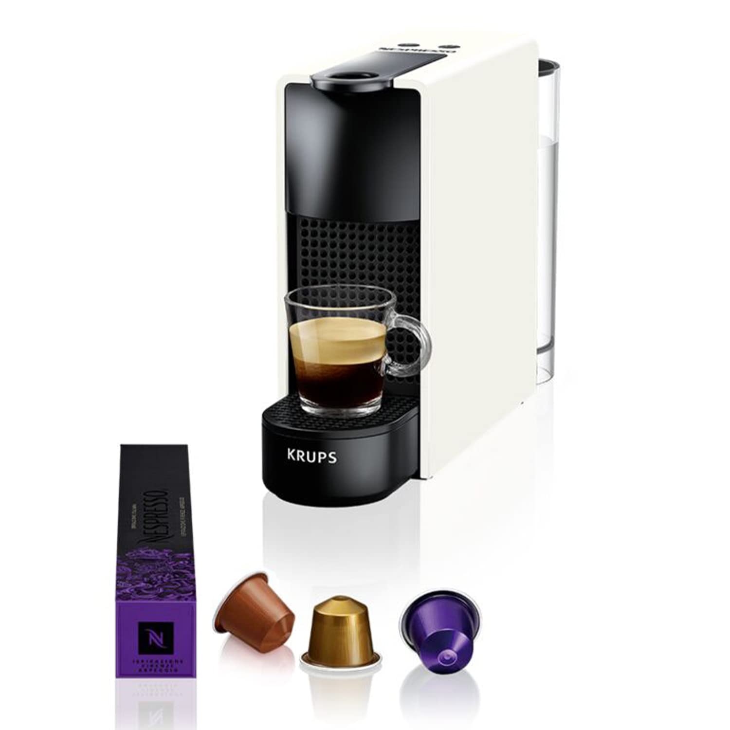 Cafeno Essenza Mini Blanche – Cafetière Compacte à Capsules