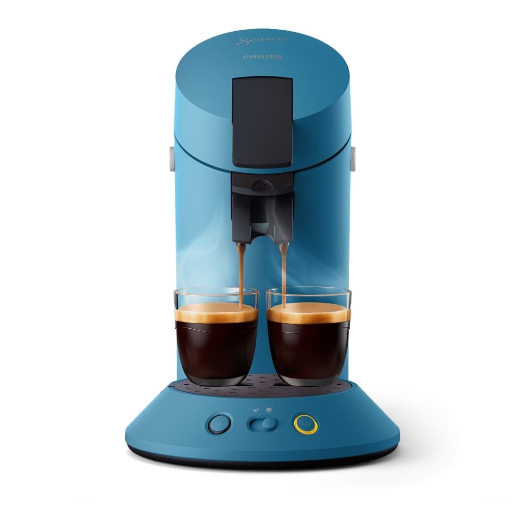 Cafeno SENSEO Original Plus Bleu Paon – Machine à Dosettes CSA210
