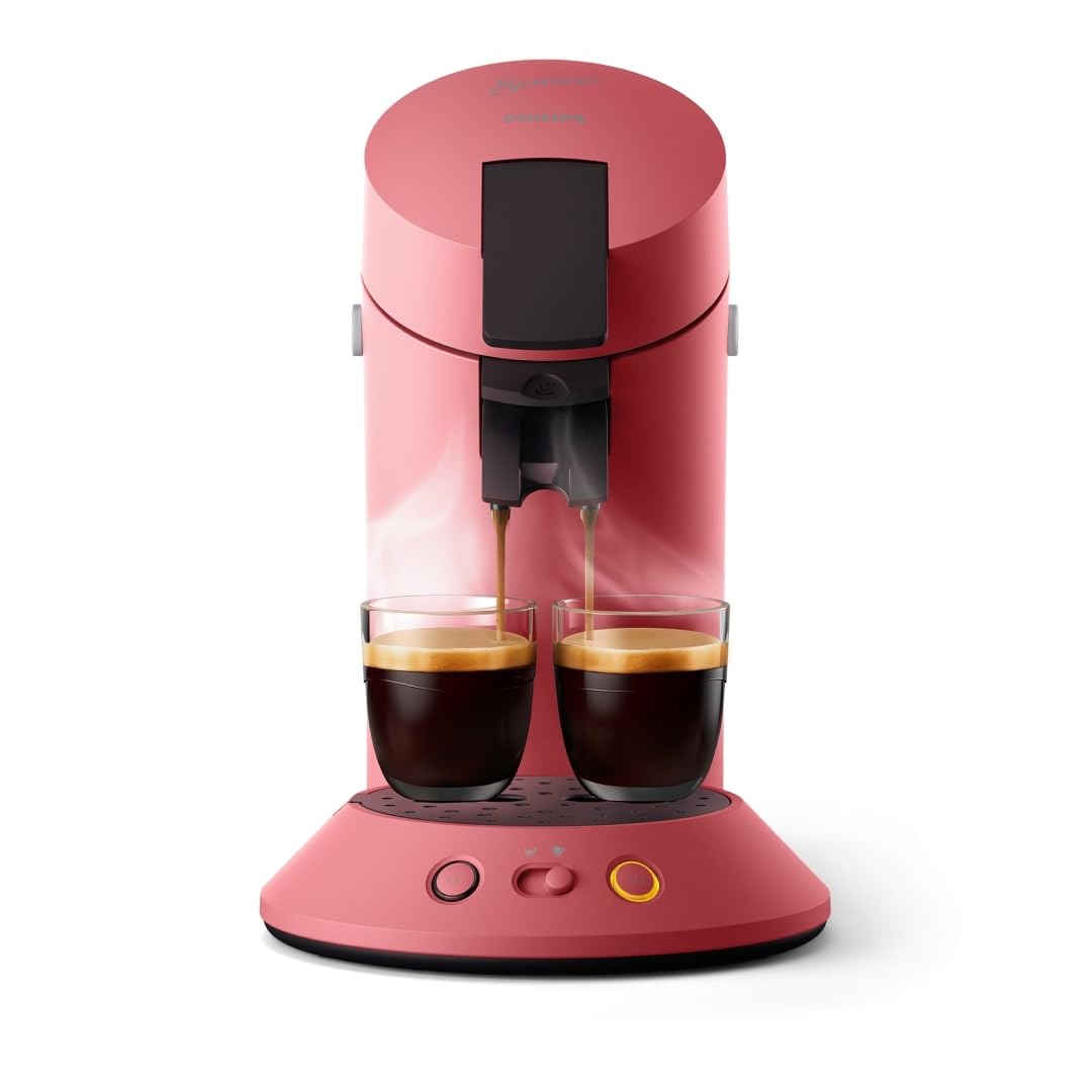 Cafeno SENSEO Original Plus Rouge Tendre – Machine à Dosettes CSA210