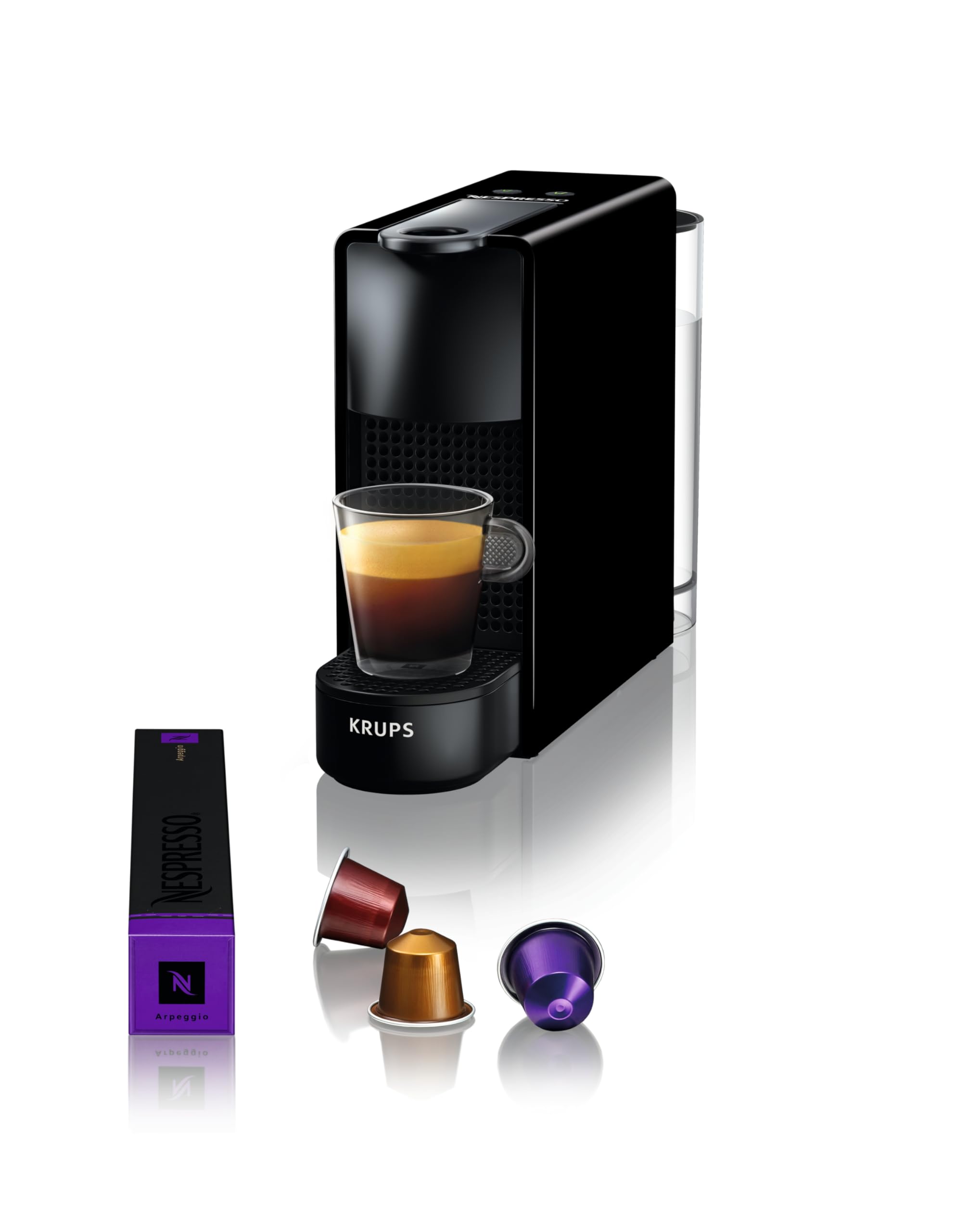 Cafeno Essenza Mini Noire – Cafetière à Capsules Ultra-Compacte