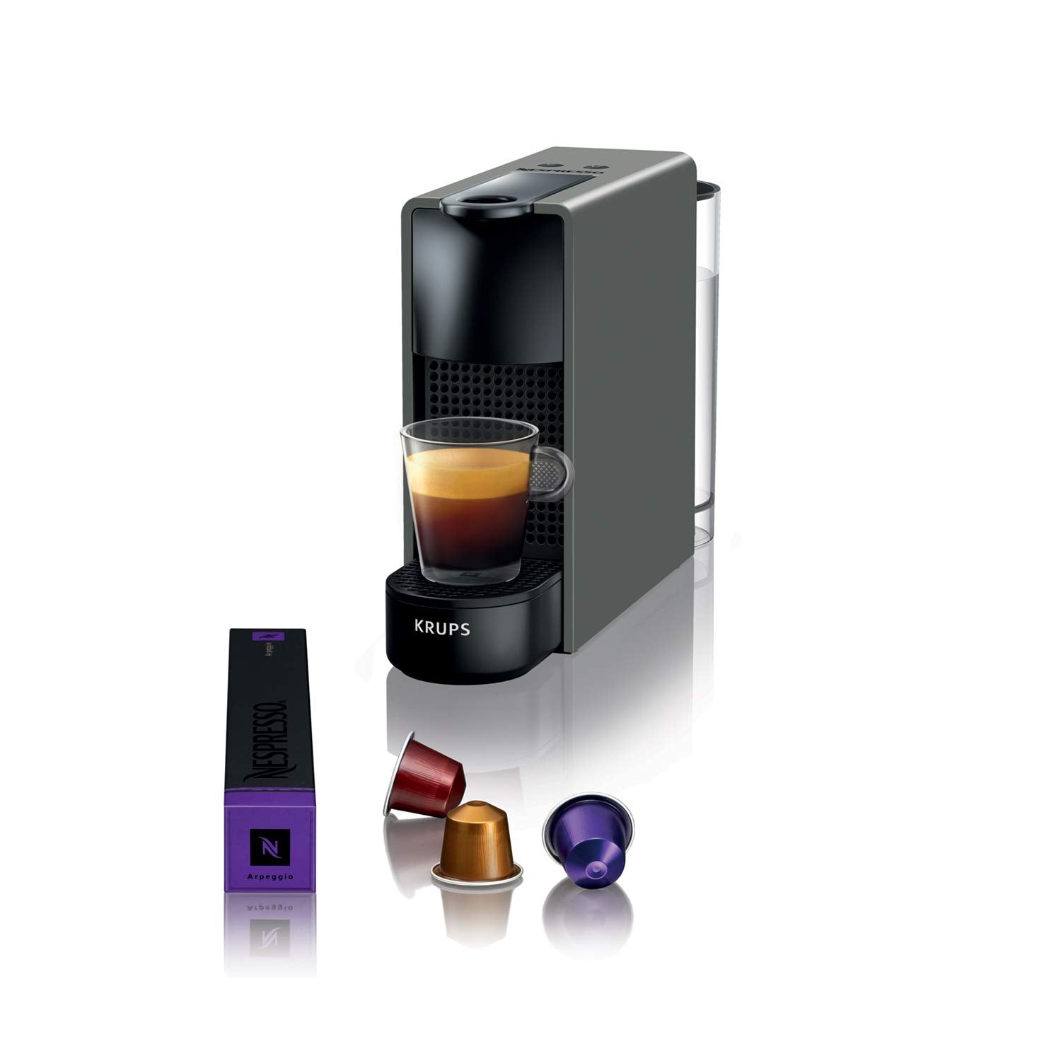 Cafeno Essenza Mini Gris Intense – Machine Espresso Compacte