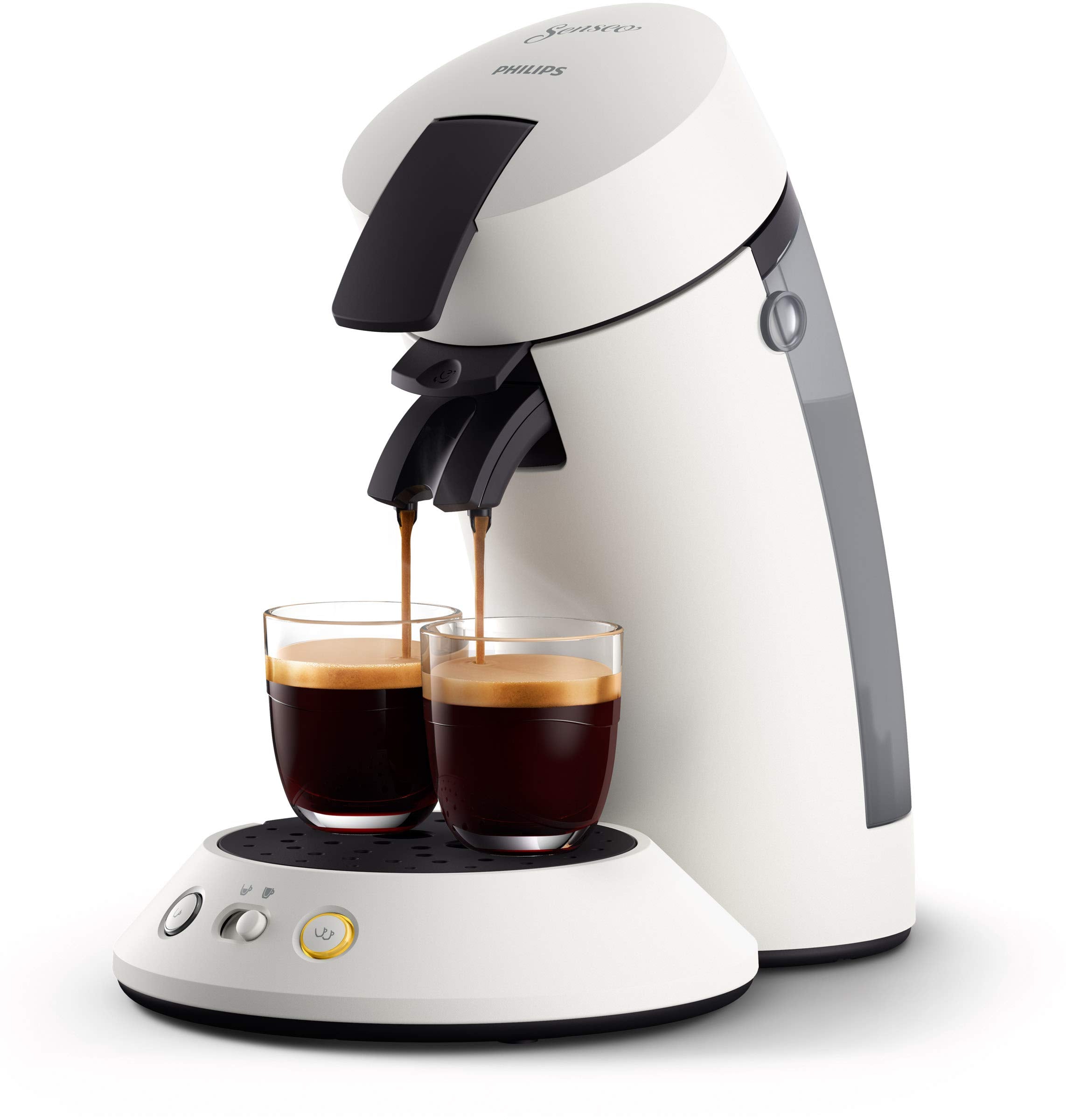 Cafeno SENSEO Original Plus Blanche – Machine à Dosettes CSA210