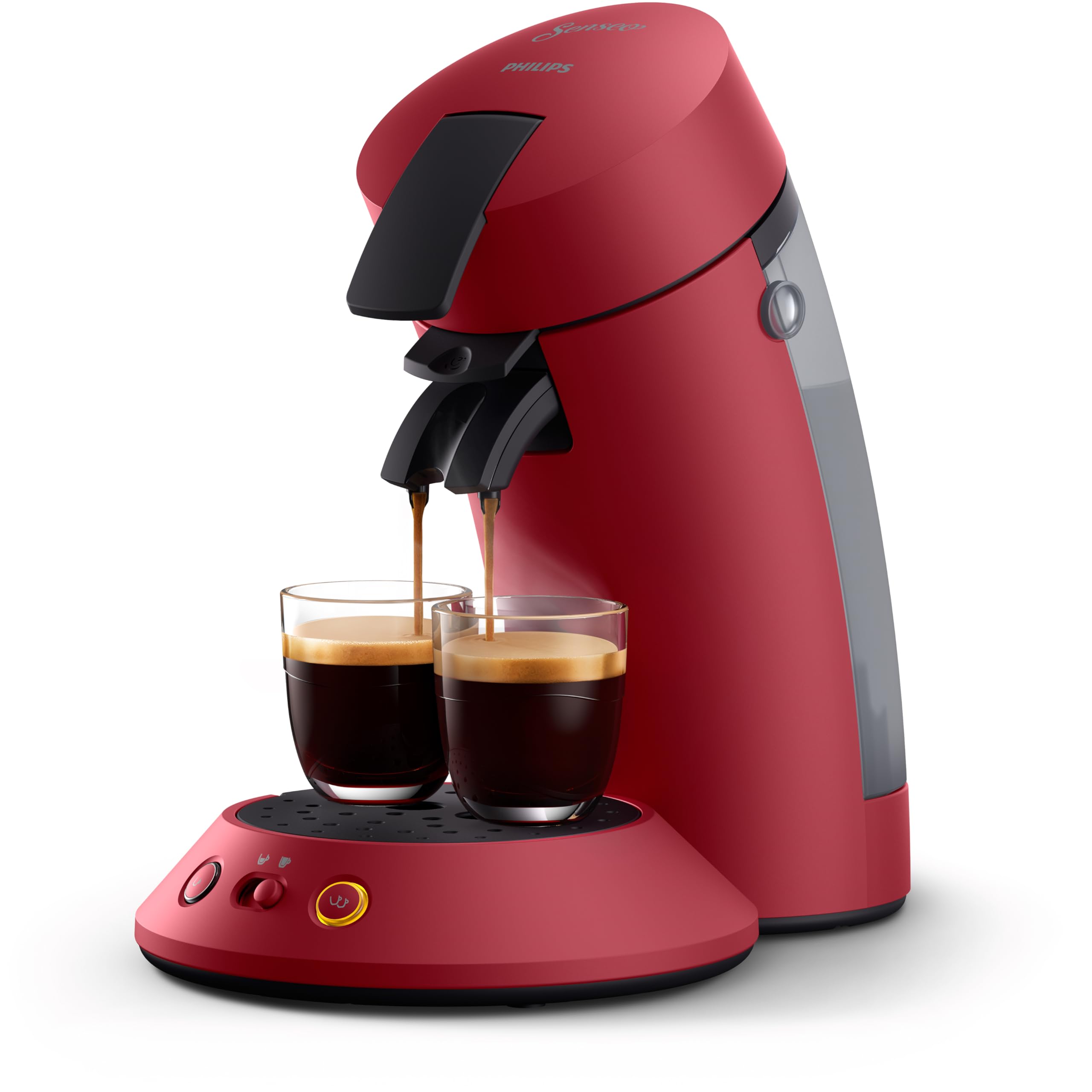 Cafeno SENSEO Original Plus Rouge – Machine à Dosettes CSA210