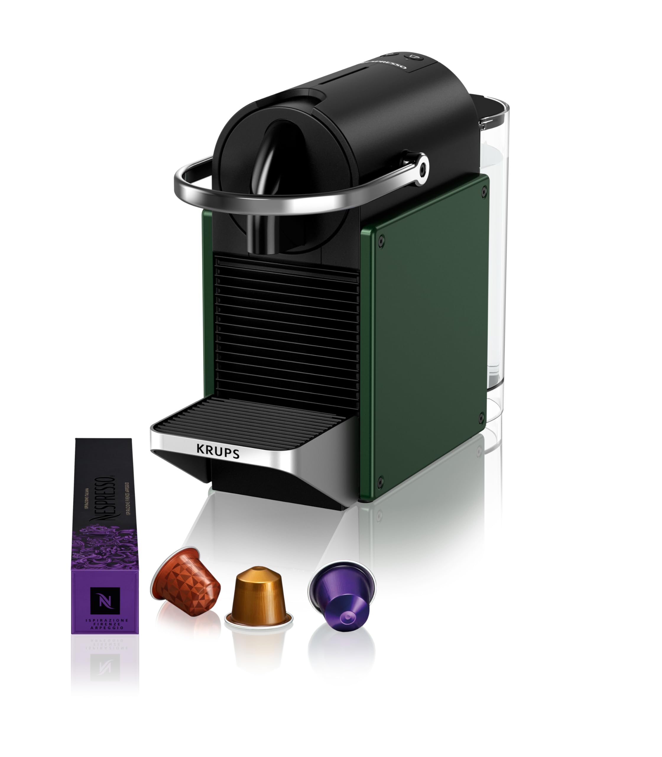 Cafeno Pixie Vert Foncé – Machine à Café Design Compact