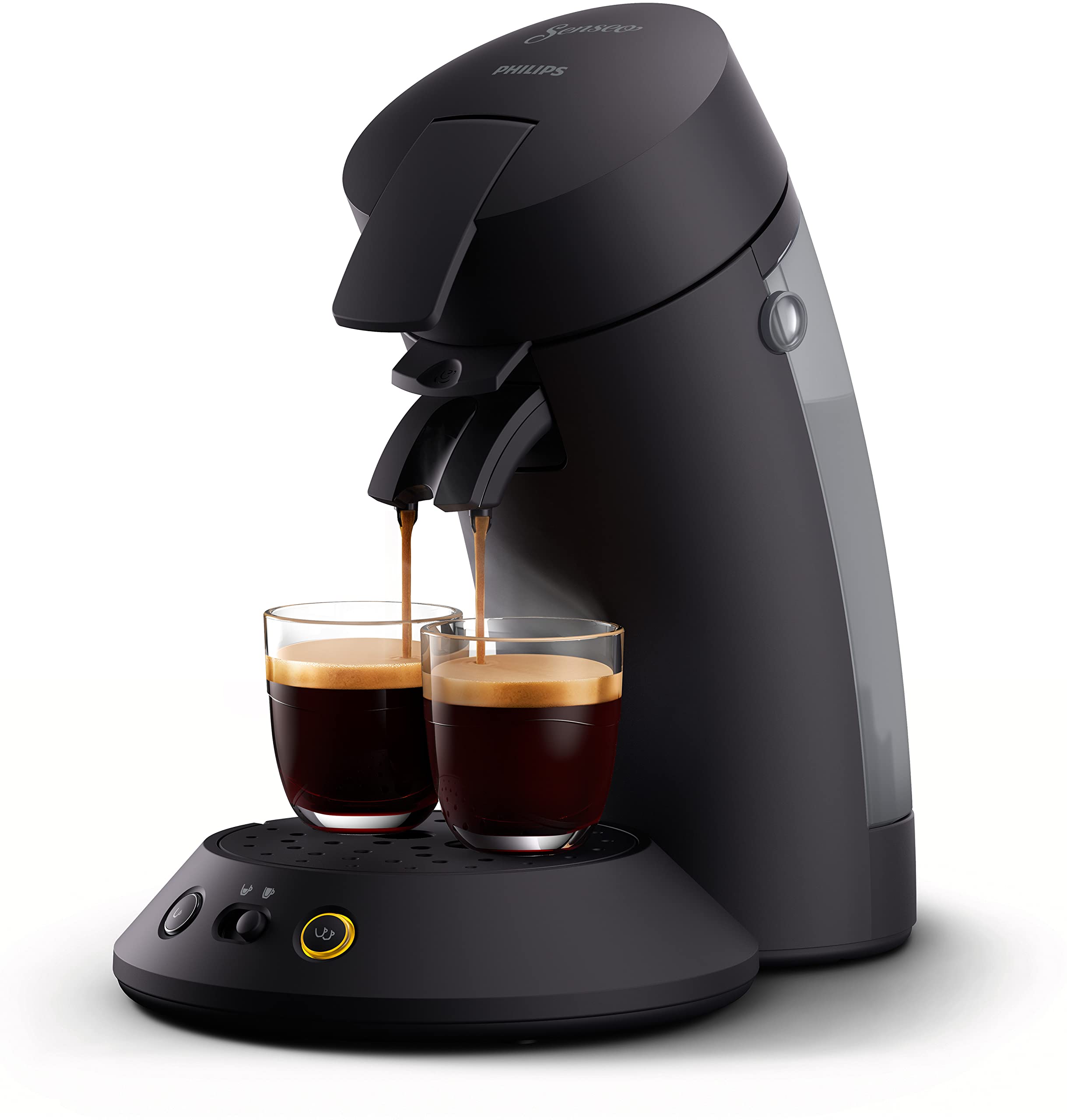 Cafeno – Machine à Café à Dosettes SENSEO Noir Élégant CSA210